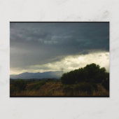 山頂の嵐の雲 ポストカード (正面)