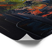 山頂の息 – 光と色の自由 ポスター (角)