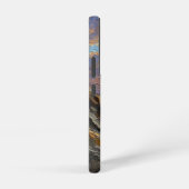 山頂の日の出に佇むハゲタカ SAMSUNG GALAXYケース (右側面)