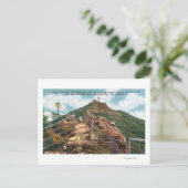 山頂への登山道の眺め ポストカード (スタンド正面)