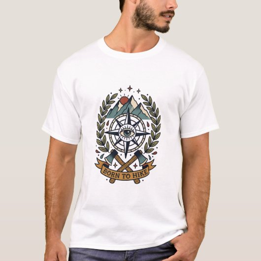 山頂へ生まれ変わる Tシャツ (正面)