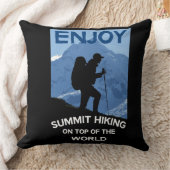 山頂ハイキング | トレッキング | マウンテンマグ クッション (ブランケット)