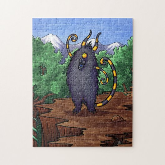 山頂モンスター- Feepingの創造物のパズル ジグソーパズル (縦)