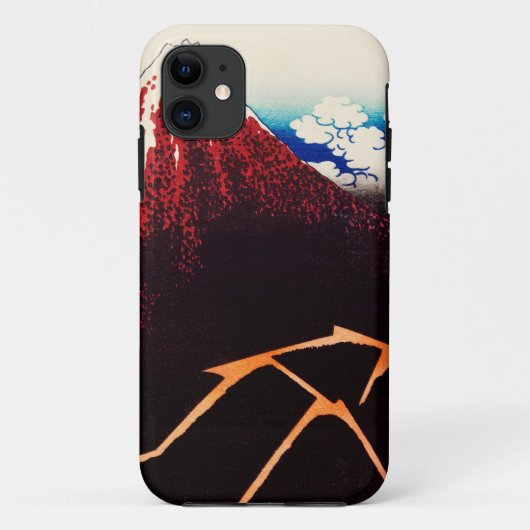 山頂下の暴風雨 – 葛飾北斎 Case-Mate iPhoneケース (裏面)