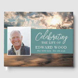 山頂写真付き葬式ゲストブック ゲストブック