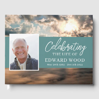 山頂写真付き葬式ゲストブック ゲストブック