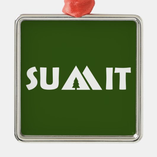 山頂山脈 メタルオーナメント (正面)