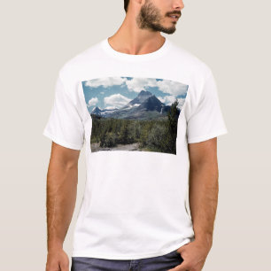 山頂、グレーシャー国立公園の壮大な概観 Tシャツ
