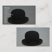 山高帽 名刺 (正面/裏面)