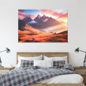 山鮮やかと川の風景 キャンバスプリント (インサイチュ (寝室))