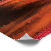 山鮮やかと川の風景 ポスター (角)