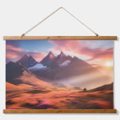 山鮮やかと川の風景 吊り下げ型タペストリー (正面)