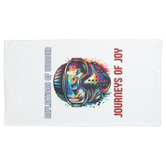 山鮮やかの冒険の反射 枕カバー (正面)