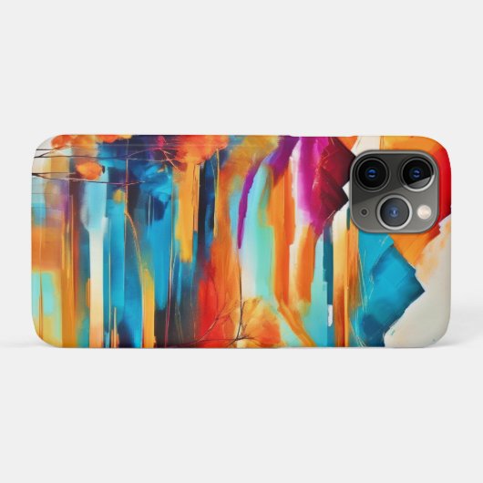 山鮮やかの日の絵を描入り Case-Mate iPhoneケース (裏面(横))