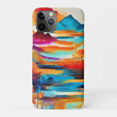 山鮮やかの日の絵を描入り Case-Mate iPhoneケース (裏)