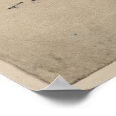 山鳥と松 ポスター (角)