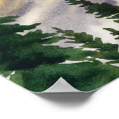 山鹿素朴赤ちゃんシャワー歓迎サイン ポスター (角)