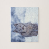 山麓のヤマネコ ジグソーパズル (縦)