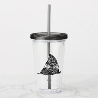 “山” - アクリルタンブラー