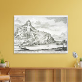 山・アソスの巨像,マケドニア,デザインb キャンバスプリント (インサイチュ (リビング))