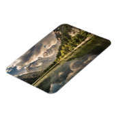 山 |イタリア，ドロミテス，デュルレンシー湖 マグネット (左側)