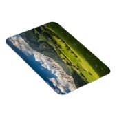 山 |イタリア，ドロミテス，フネス・バレー マグネット (右側)