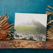 山、エクアドル、Chimborazo、「Le Costume Ancien」より フォトプラーク (側面)