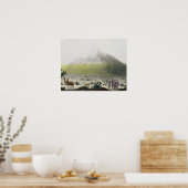 山、エクアドル、Chimborazo、「Le Costume Ancien」より ポスター (キッチン)