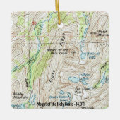 山・オブ・ホーリークロス・コロラド・フォーティナー セラミックオーナメント (正面)