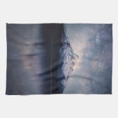 山 |オレゴン州オレゴンのフッド山ポートランド キッチンタオル (横)