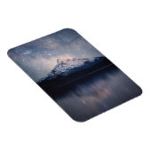 山 |オレゴン州オレゴンのフッド山ポートランド マグネット (右側)