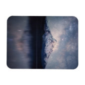 山 |オレゴン州オレゴンのフッド山ポートランド マグネット (横)