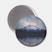 山 |オレゴン州オレゴンのフッド山ポートランド マグネット (正面/裏面)