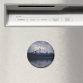 山 |オレゴン州オレゴンのフッド山ポートランド マグネット (インサイチュ (食洗機))