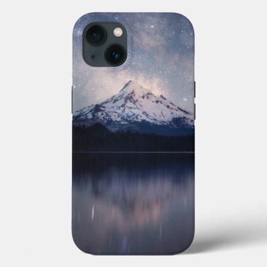 山 |オレゴン州オレゴンのフッド山ポートランド Case-Mate iPhoneケース (裏面)