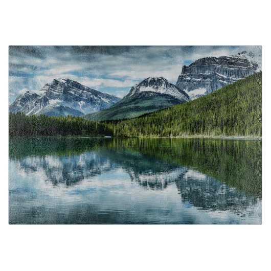 山 |カナダのロッキー、アルバータ州（カナダ） カッティングボード (正面)