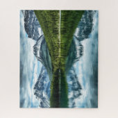 山 |カナダのロッキー、アルバータ州(カナダ) ジグソーパズル (縦)