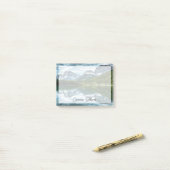 山 |カナダのロッキー、アルバータ州（カナダ） ポストイット (デスク上)