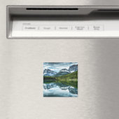 山 |カナダのロッキー、アルバータ州(カナダ) マグネット (インサイチュ (食洗機))