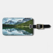 山 |カナダのロッキー、アルバータ州（カナダ） ラゲッジタグ (正面横)