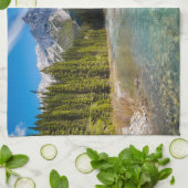 山 |カナディアンロッキー州バンフ国立公園 キッチンタオル (折り畳み)