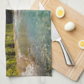 山 |カナディアンロッキー州バンフ国立公園 キッチンタオル (四つ折り)