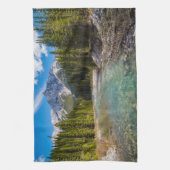 山 |カナディアンロッキー州バンフ国立公園 キッチンタオル (縦)