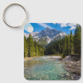 山 |カナディアンロッキー州バンフ国立公園 キーホルダー (正面)