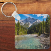 山 |カナディアンロッキー州バンフ国立公園 キーホルダー (正面)