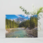 山 |カナディアンロッキー州バンフ国立公園 サンキューカード (スタンド正面)