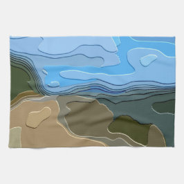 山 キッチンタオル