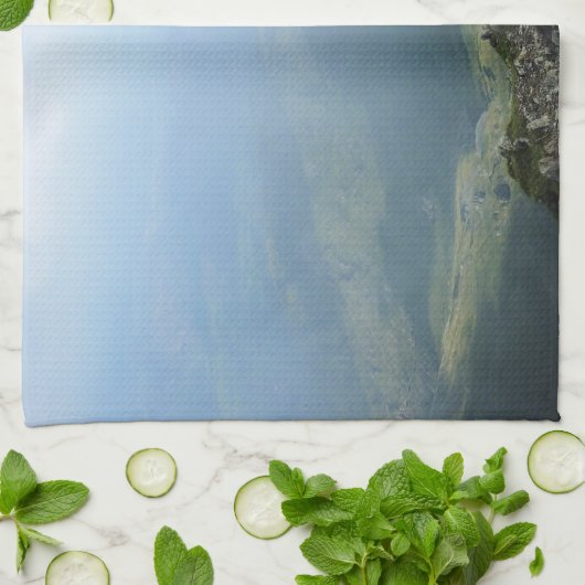 山 キッチンタオル (折り畳み)