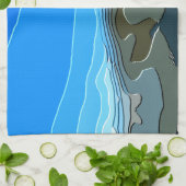 山 キッチンタオル (折り畳み)