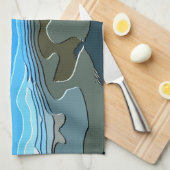 山 キッチンタオル (四つ折り)